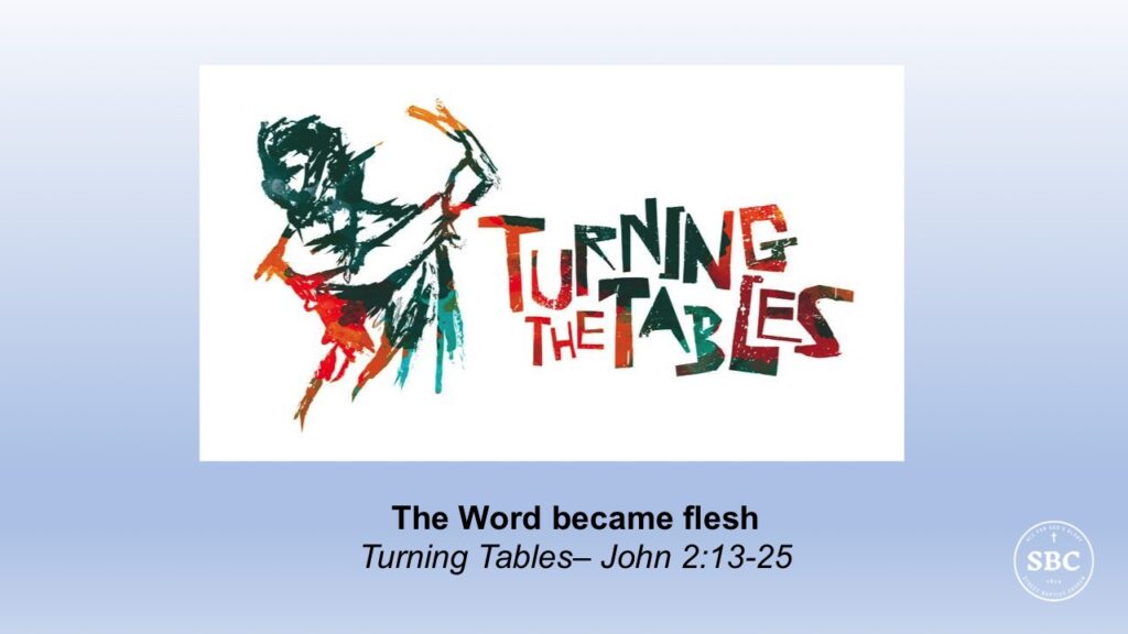 John 2:13-25 Turning Tables