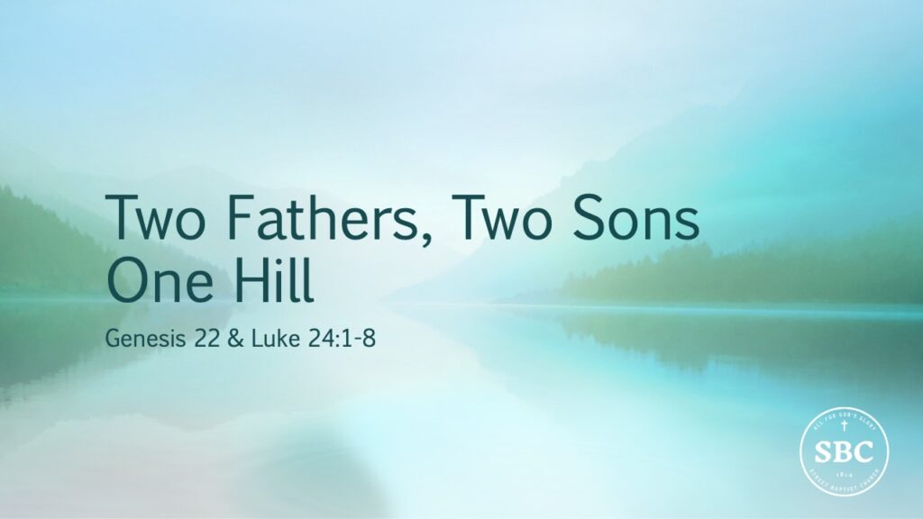 Two Fathers, Two Sons, One Hill