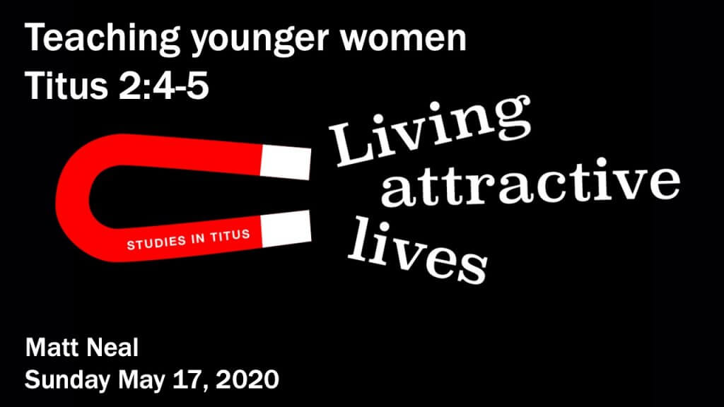 Titus – Teaching younger women