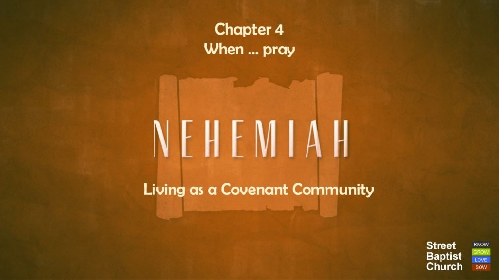 Nehemiah: When … pray