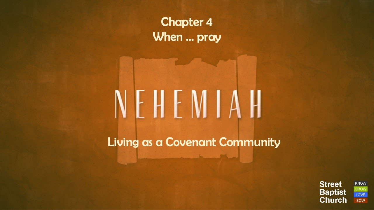 Nehemiah: When ... pray