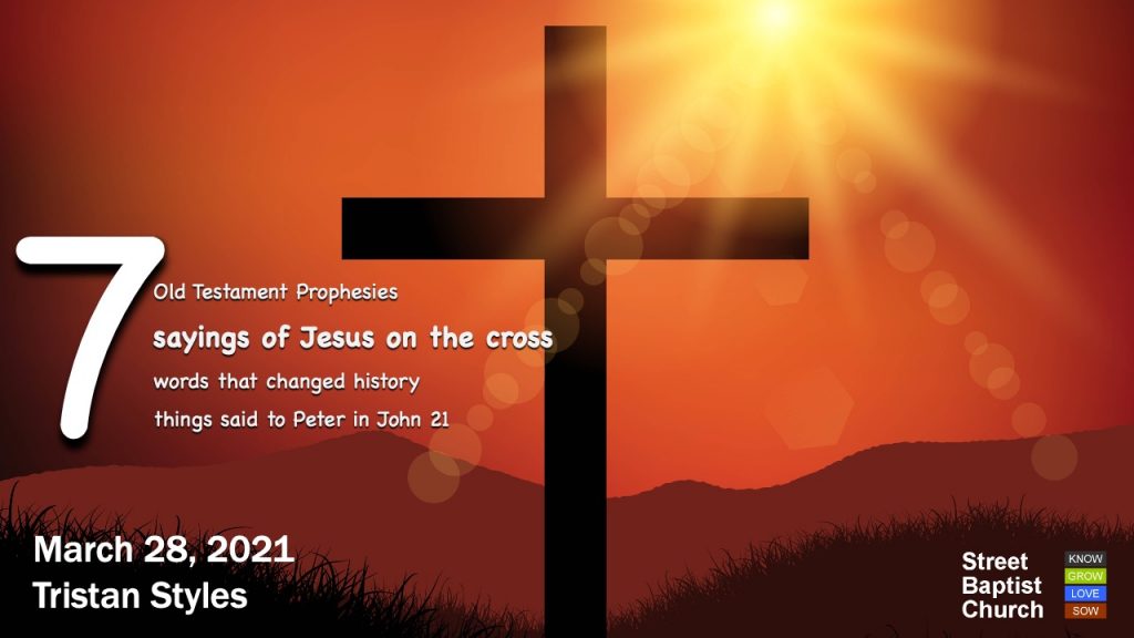 7 sayings of Jesus on the cross