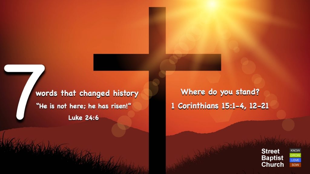 7 words that changed history (Easter Sunday)
